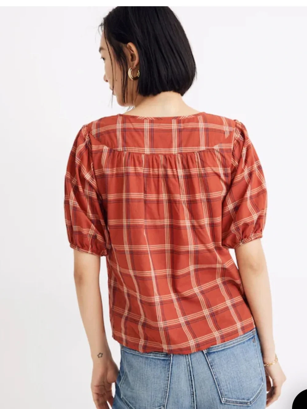 Madewell Prose Shirt in plaid Size M